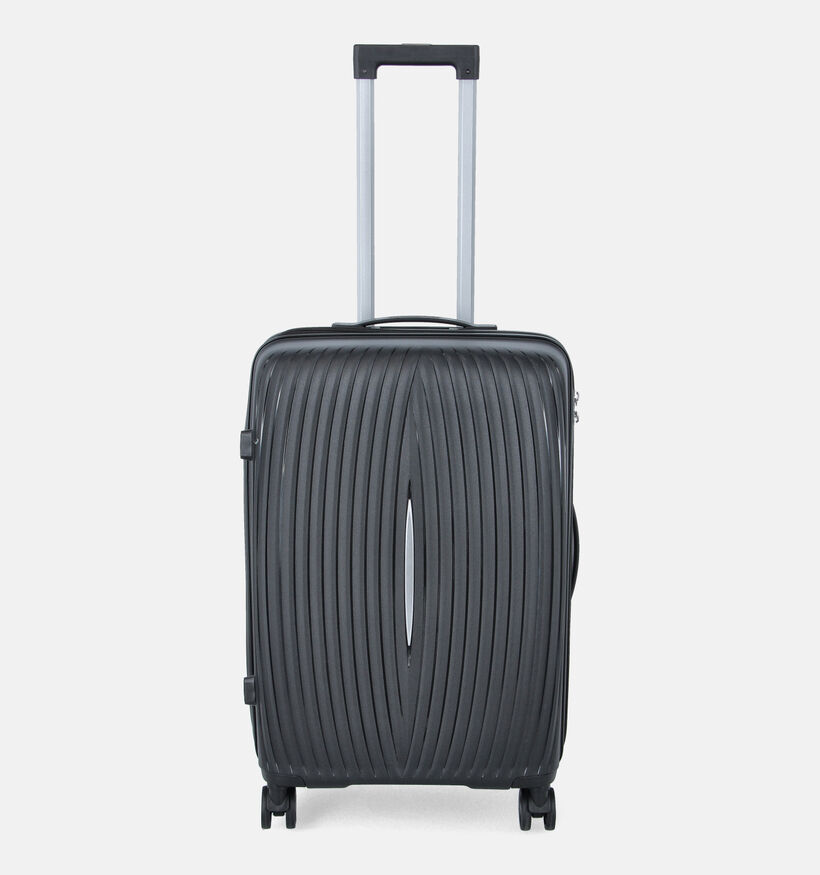 Love To Travel Zwarte Medium Reiskoffer voor dames, heren (365822)