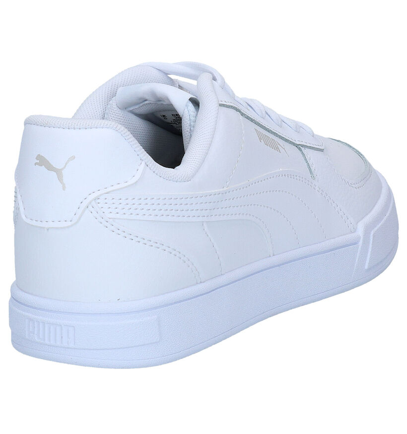 Puma Caven Witte Sneakers in kunstleer (293501)