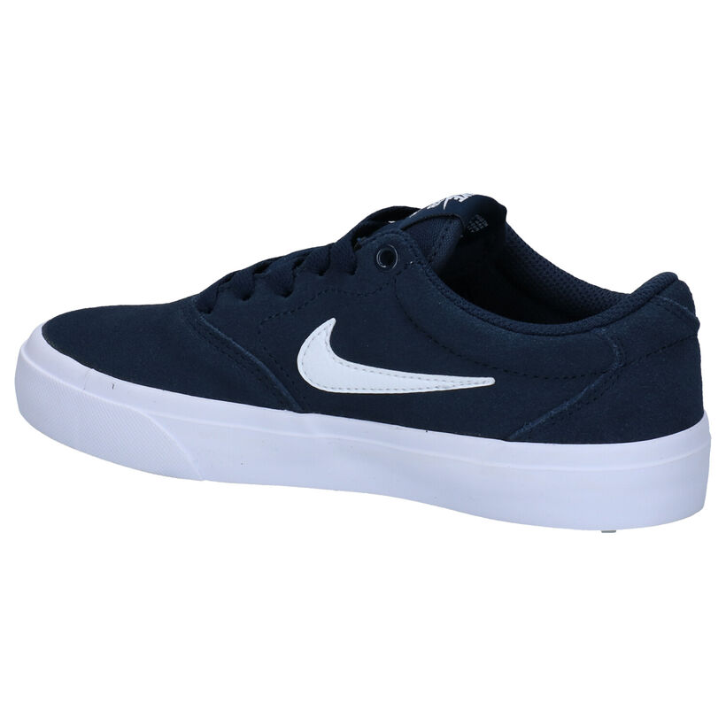 Nike SB Charge Baskets en Noir en nubuck (274612)