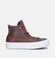 Converse Chuck Taylor All Star Lift Baskets en Brun pour femmes (343987)