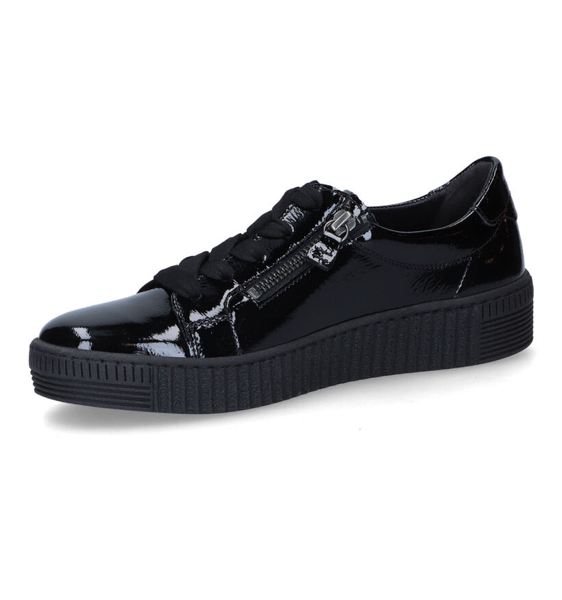 Gabor Best Fitting Chaussures à lacets en Noir en verni (315621)