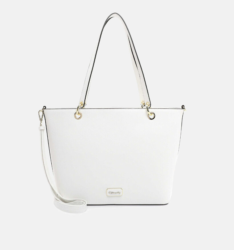 Tamaris Anja Witte Shopper tas met rits voor dames (338724)