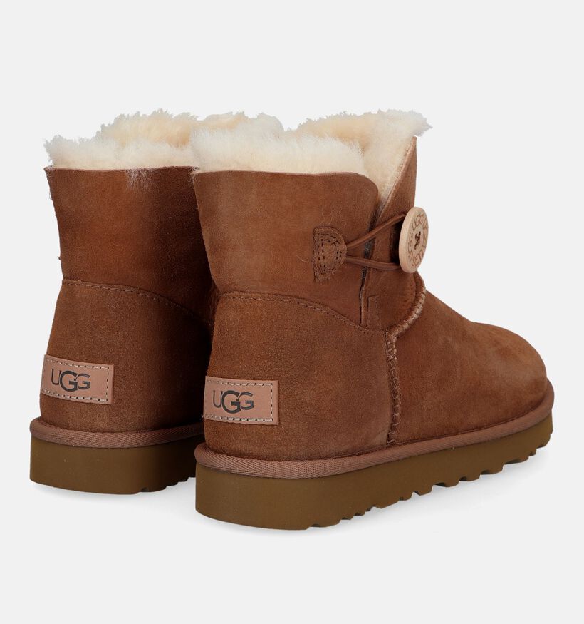 UGG Mini Bailey Bottes en Cognac pour femmes (329263)