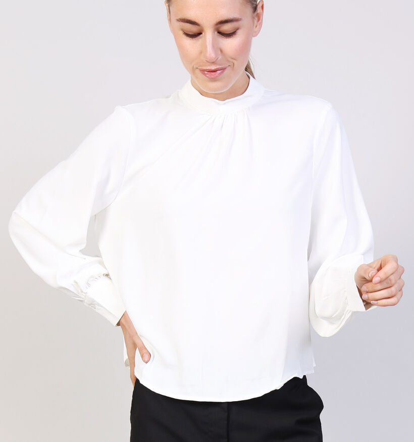 JDY Aya Zwarte Blouse JDY Aya Witte Blouse voor dames (365277)