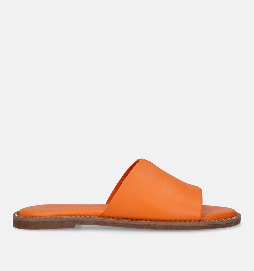 Tamaris Oranje Platte slippers voor dames (335494)