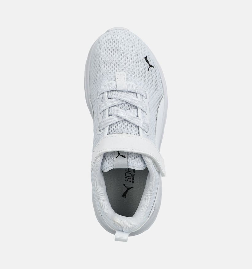 Puma Anzarun Lite Witte Sneakers voor meisjes (375579) - geschikt voor steunzolen