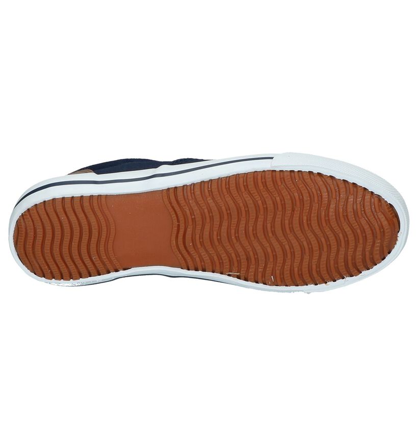 Kaki Platte Veterschoenen Milo & Mila in stof (217983)