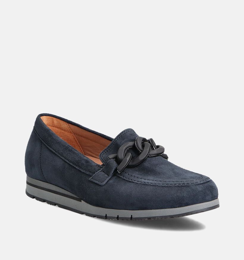 Gabor Donkerblauwe Mocassins voor dames (360286) - geschikt voor steunzolen