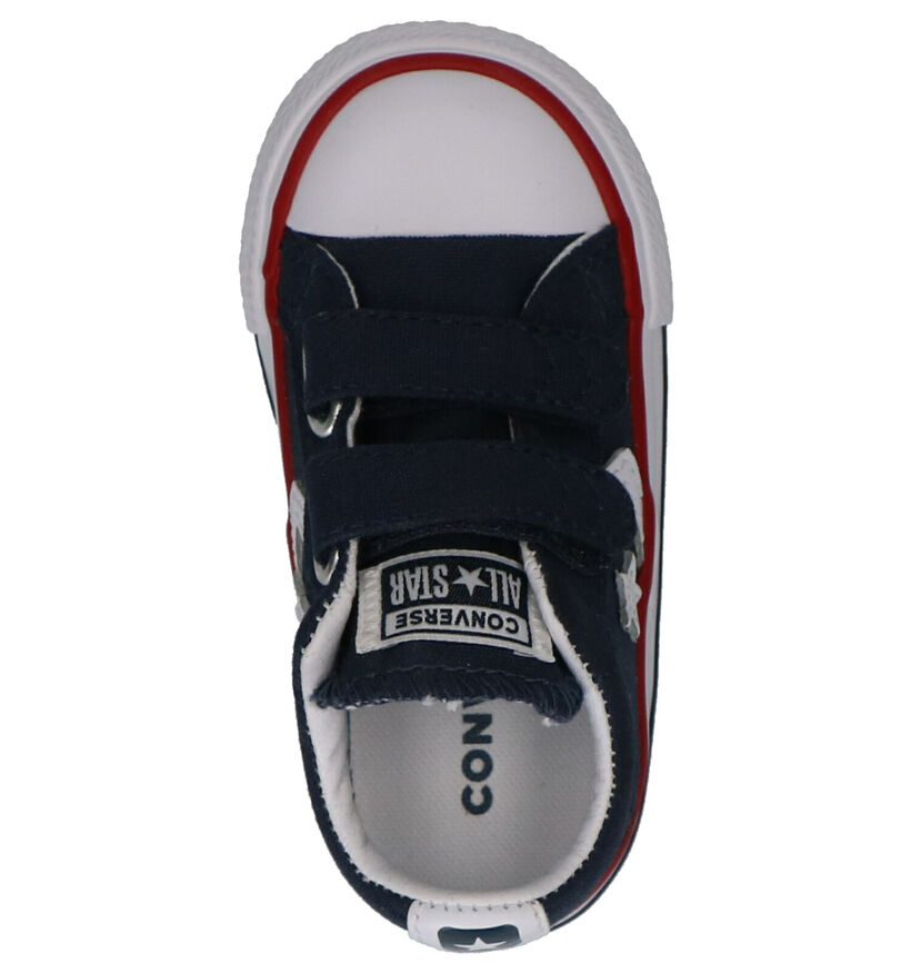 Converse Baskets basses en Bleu foncé en textile (266018)