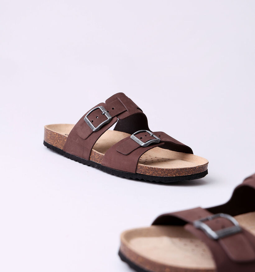 Geox Ghita Nu-pieds en Marron pour hommes (351619)