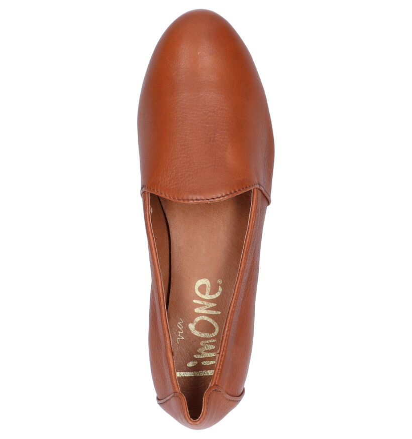 Via Limone Loafers en Cognac en cuir (272326)