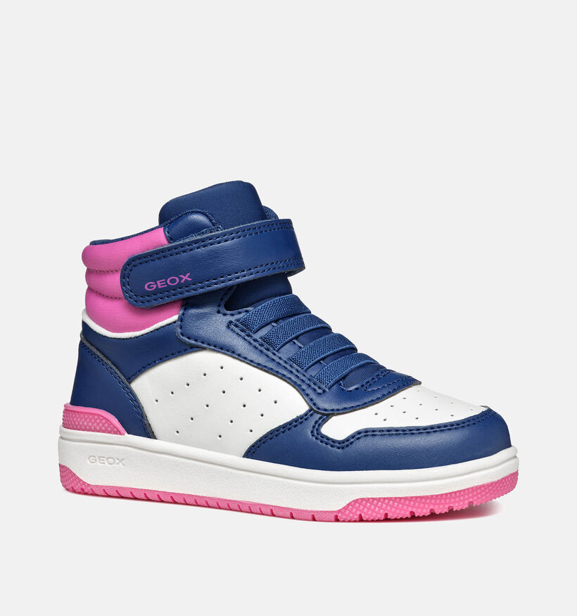 Geox Washiba Baskets en Bleu pour filles (344527) - pour semelles orthopédiques