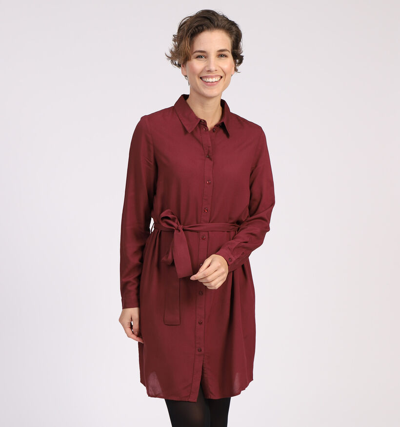 Pieces Cammie Robe en Bordeaux (308461)