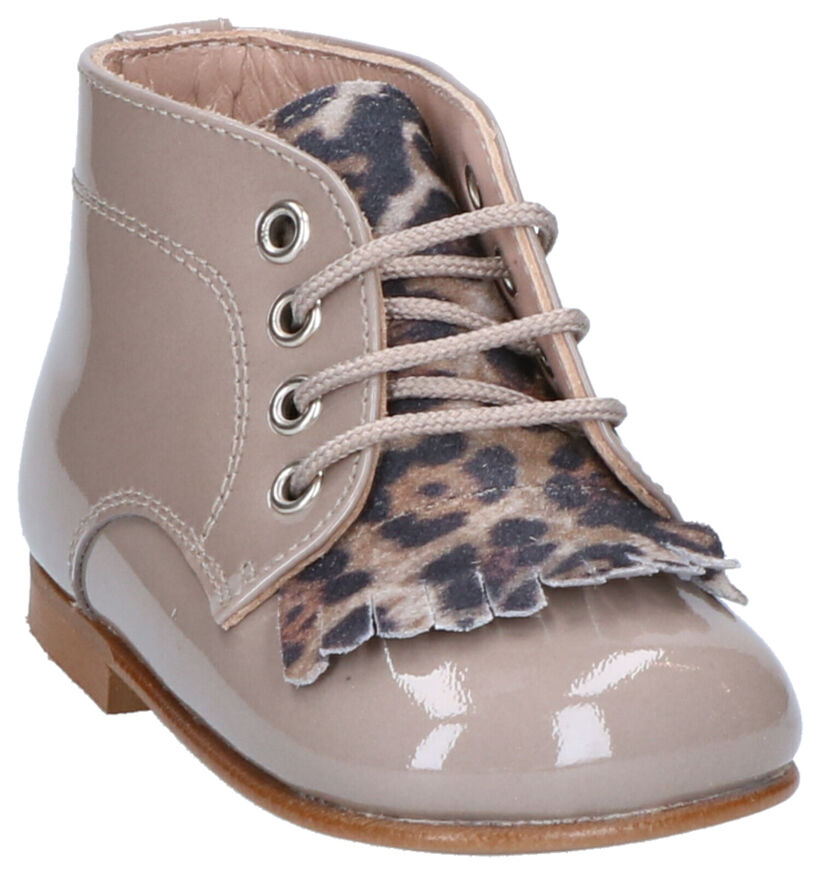 Eli Taupe Babyschoentjes in lak (260864)