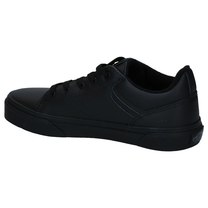 Vans Seldan Baskets de skate en Noir pour garçons (327929)