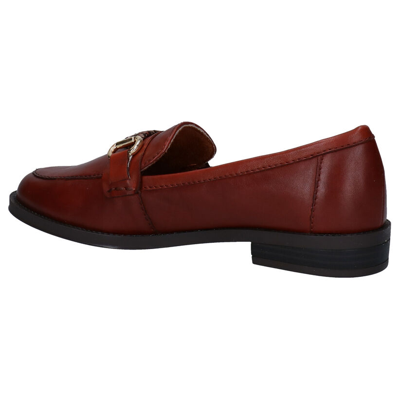 Tamaris TOUCH it Mocassins en Cognac en cuir (280777)