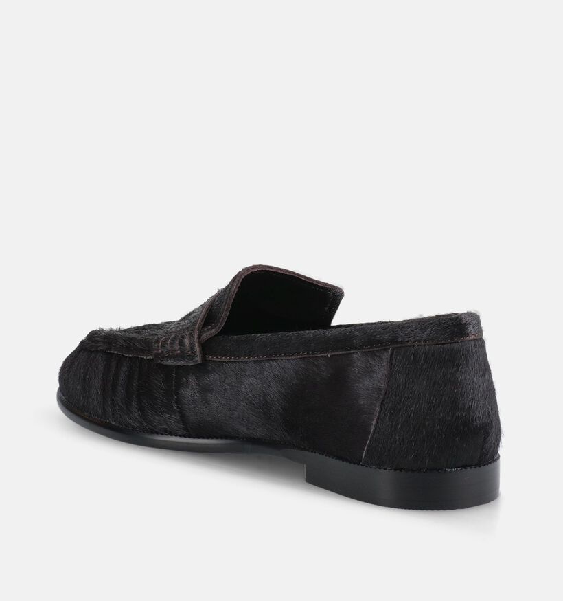 Laurent David Donkerbruine Mocassins voor dames (382306)