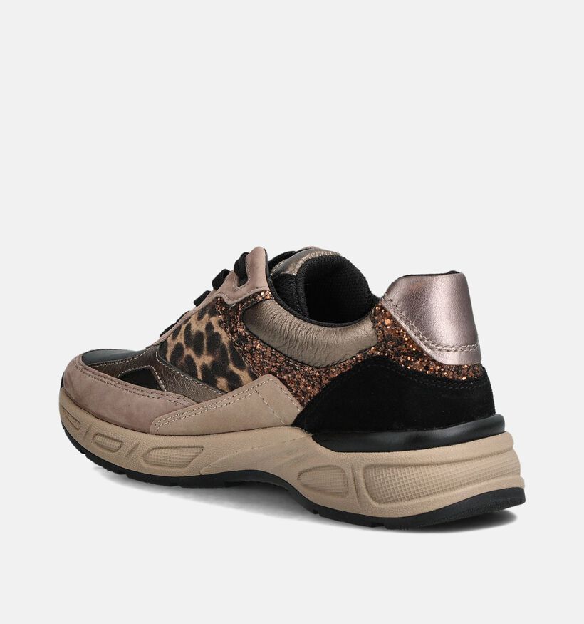Gabor Taupe Lage Schoenen voor dames (361603) - geschikt voor steunzolen