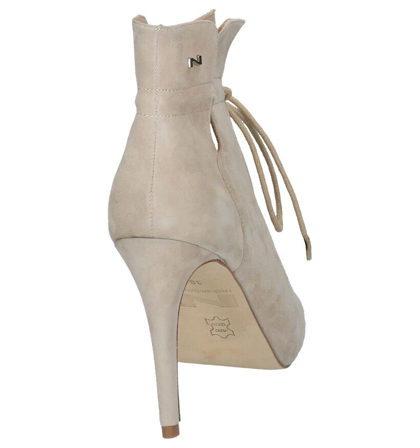 Nathan-Baume Beige Pumps met Open Teen, , pdp