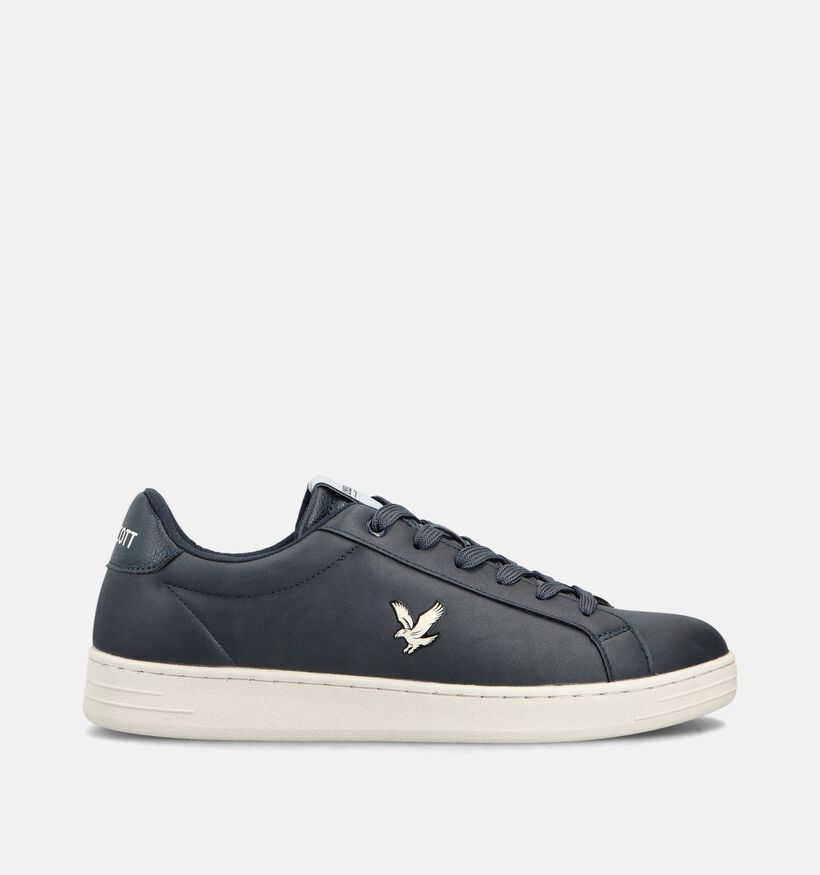 Lyle & Scott Elgin Donkerblauwe Veterschoenen voor heren (362623) - geschikt voor steunzolen