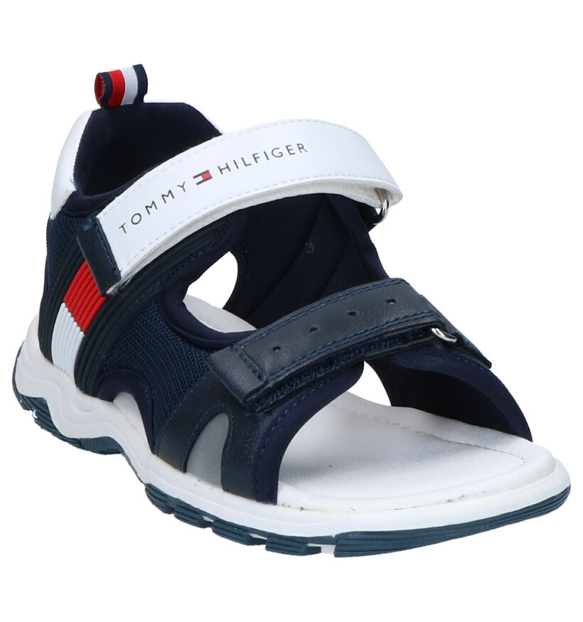 Tommy Hilfiger Sandales en Bleu foncé en simili cuir (285661)