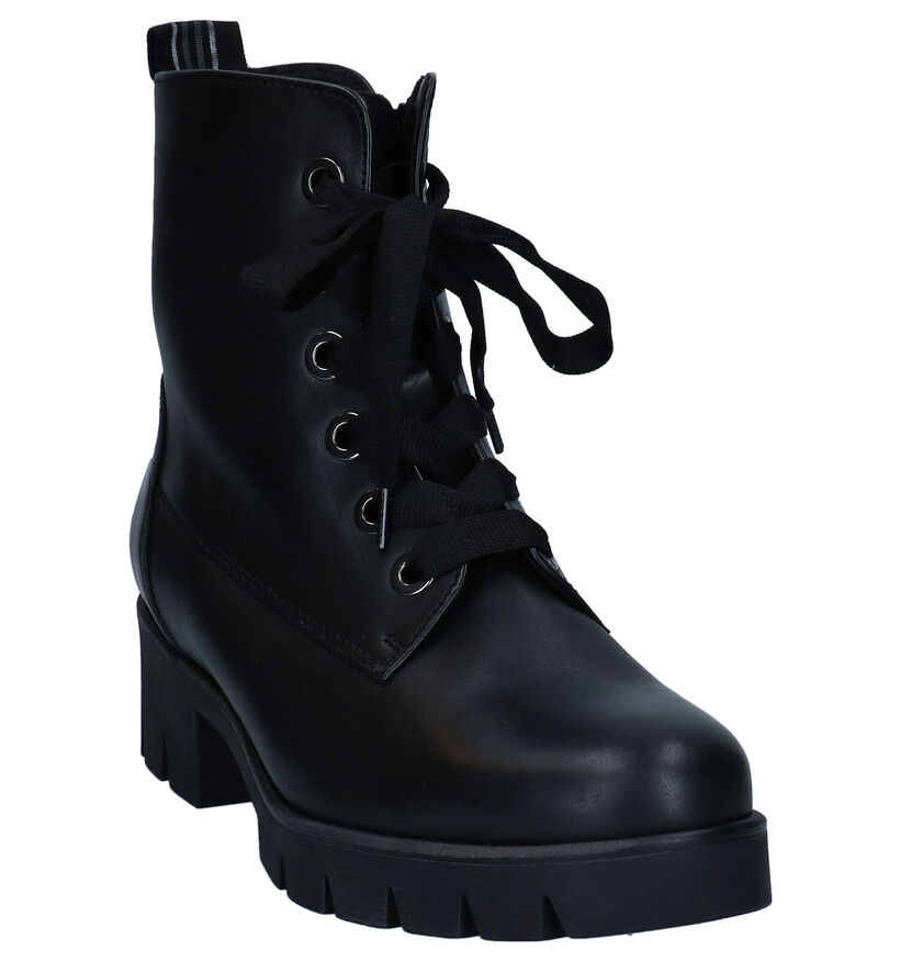 Gabor Best Fitting Bottines en Noir en cuir (294728)