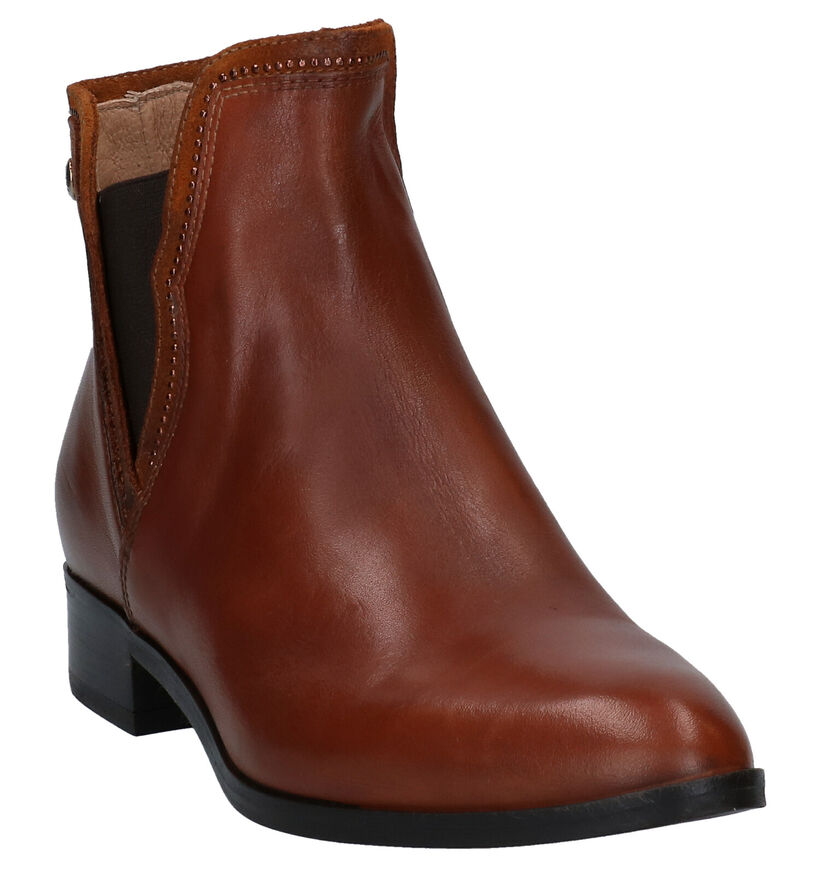 NeroGiardini Cognac Chelsea Laarsjes voor dames (278989)