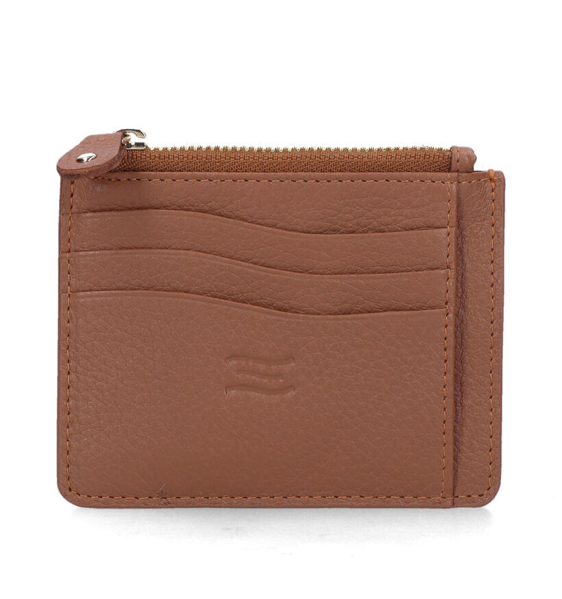 Crinkles Oranje Kaartenhouder voor dames (321309)