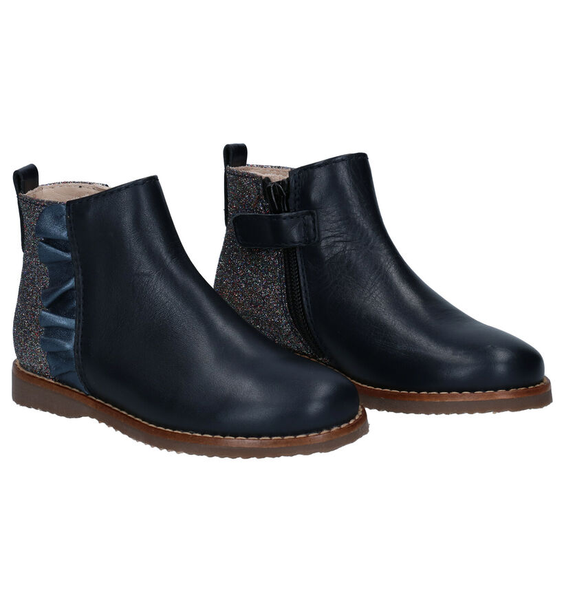 Beberlis Bottes courtes en Bleu foncé pour filles (297350)