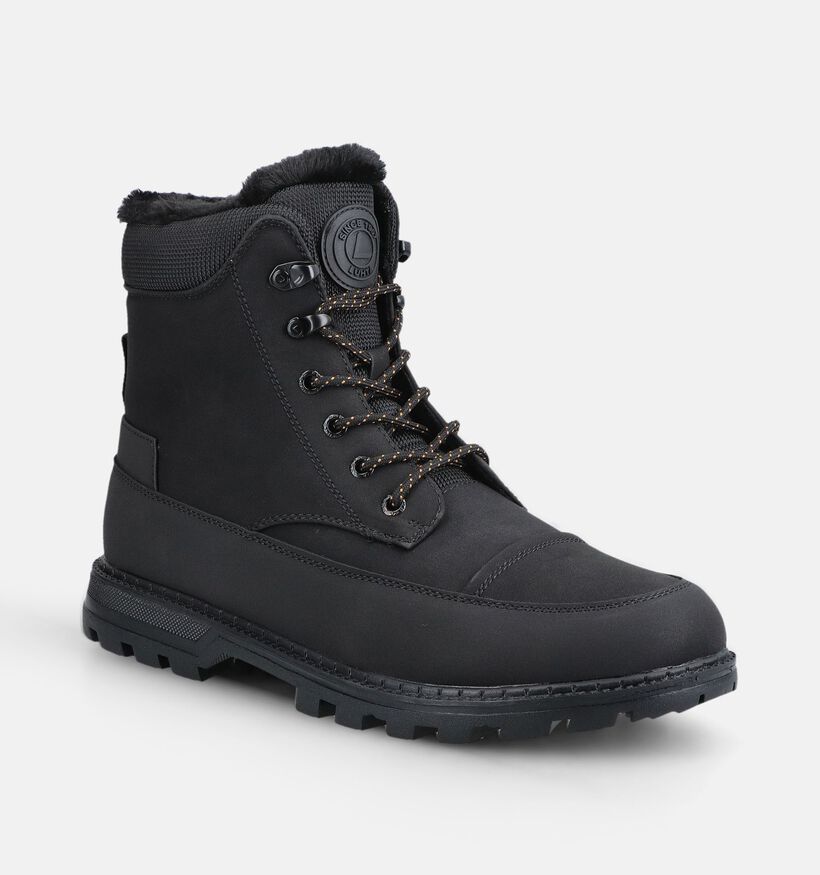 Luhta Reilu MR Boots &agrave; lacets en Noir pour hommes (378600) - pour semelles orthop&eacute;diques