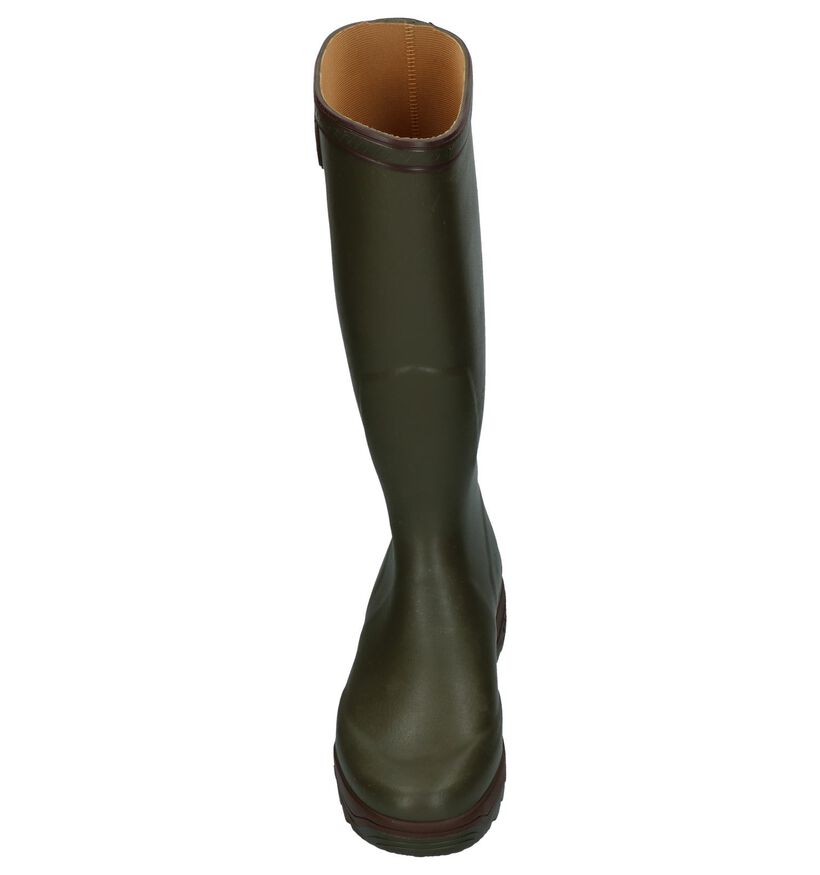 Aigle Bottes de pluie en Vert kaki pour hommes (161478)