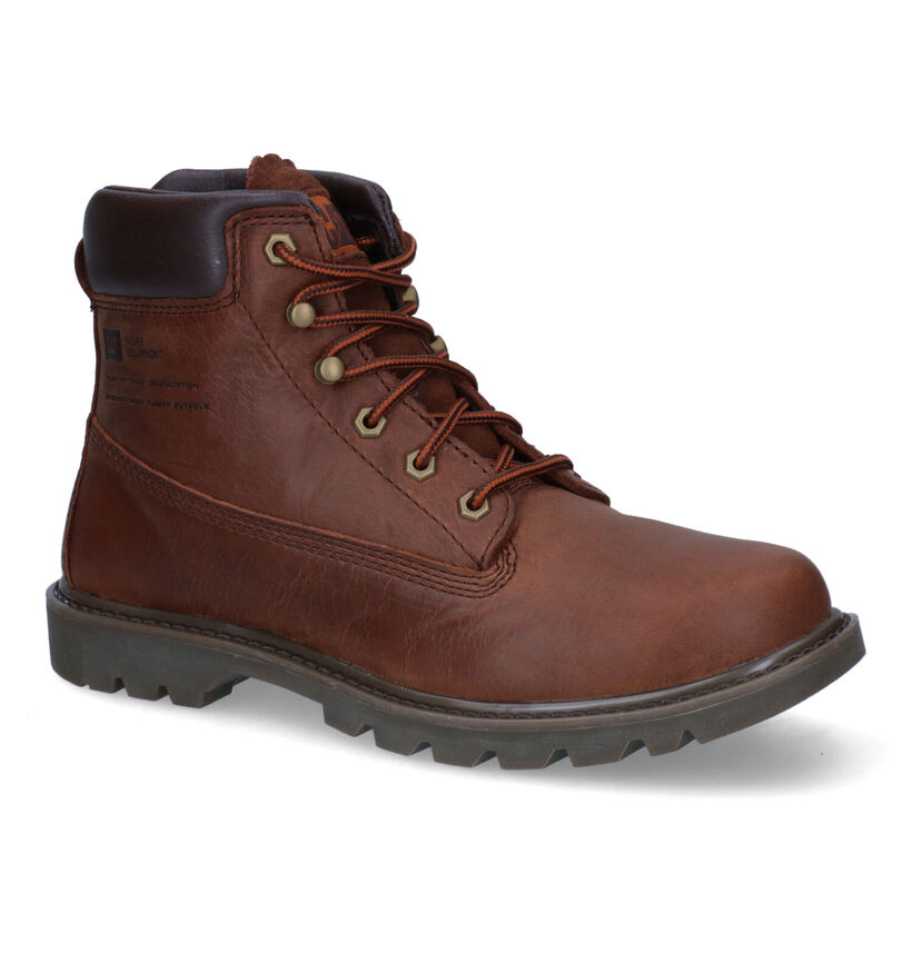 Caterpillar Bruiser 2.0 Bottines en Brun en cuir (295020)