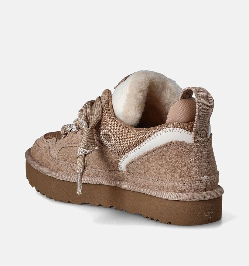 UGG Lowmel Baskets en Beige pour femmes (352813) - pour semelles orthopédiques