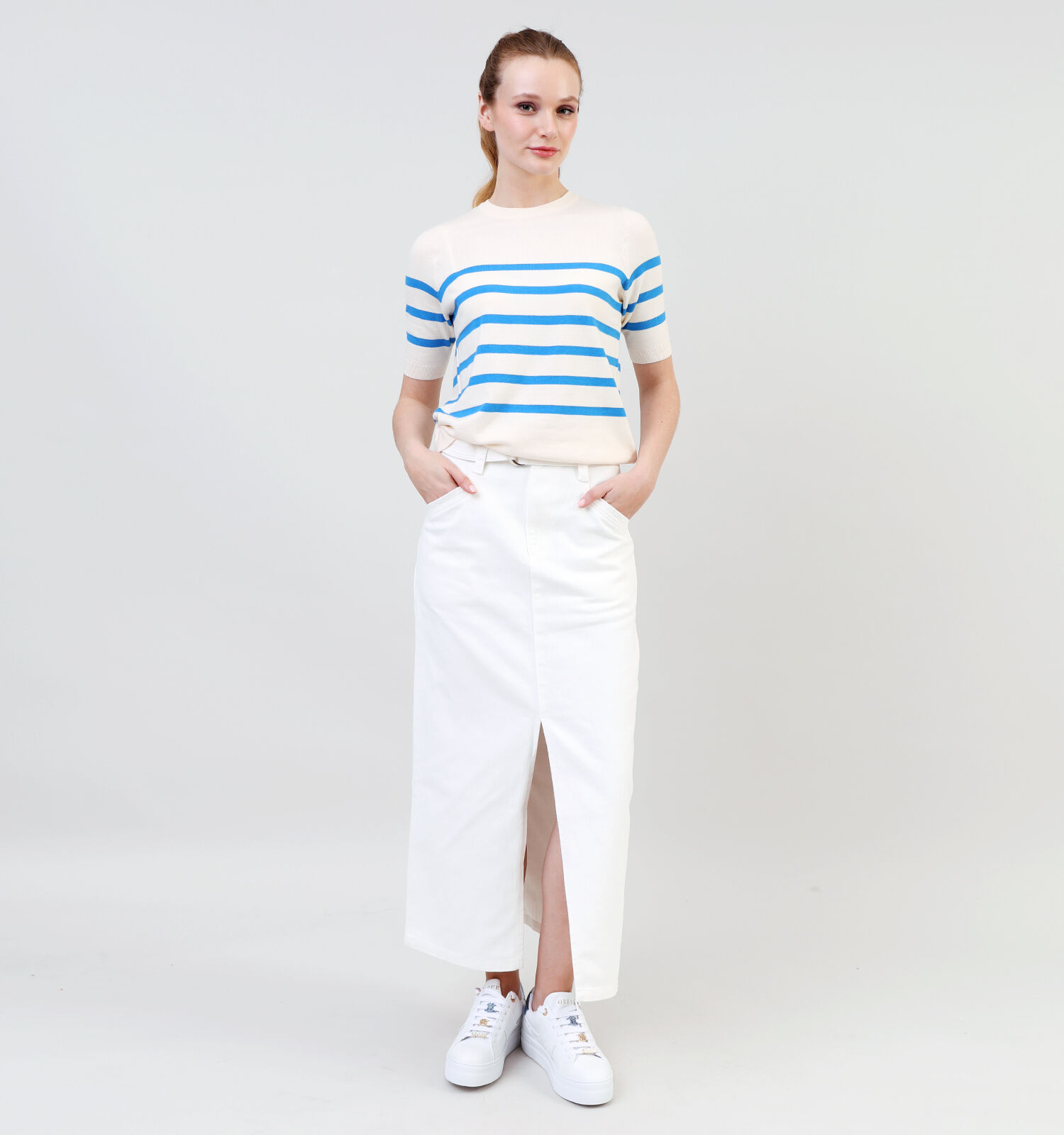 Orfeo Aline Witte Rok Dames Rokken Online op TORFS.BE