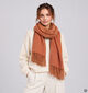 Laurent David Cognac Sjaal voor dames (382915)