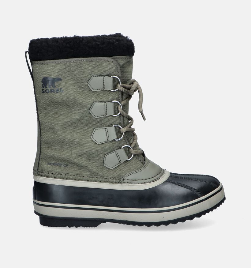 Sorel Pac Nylon WP Bottes de neige en Vert kaki pour hommes (344838)