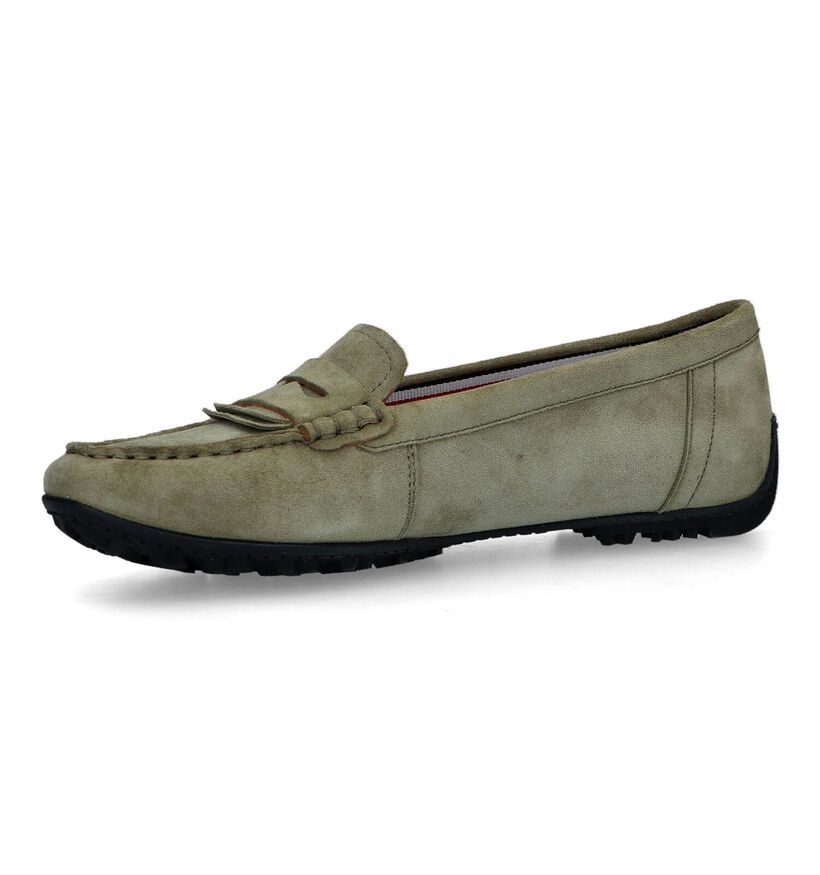 Geox Kosmopolis Grip Cognac Mocassins voor dames (326672) - geschikt voor steunzolen