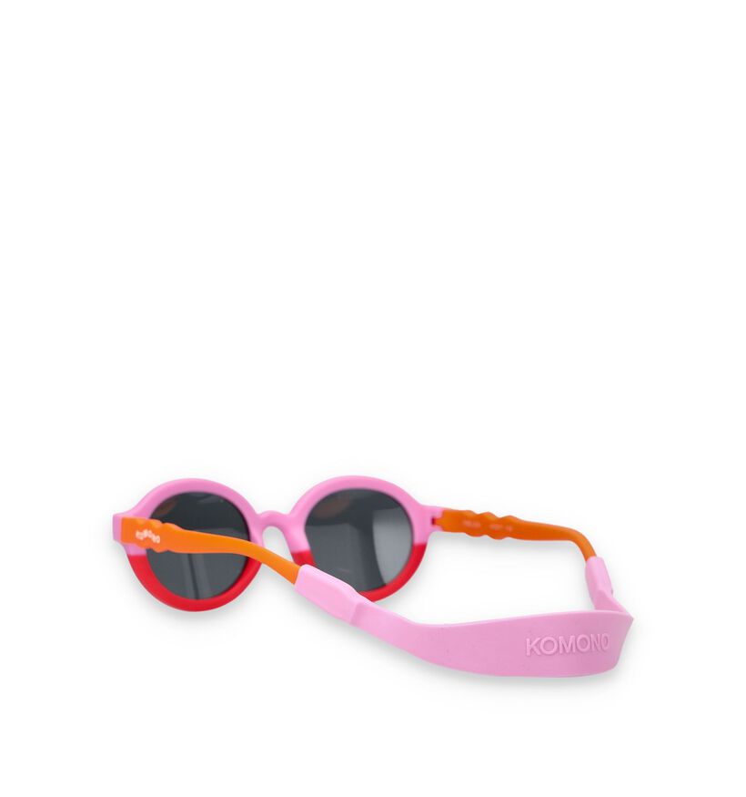 Komono Lou Taffy Triplets Lunettes de soleil en Rose/Rouge pour filles (371557)