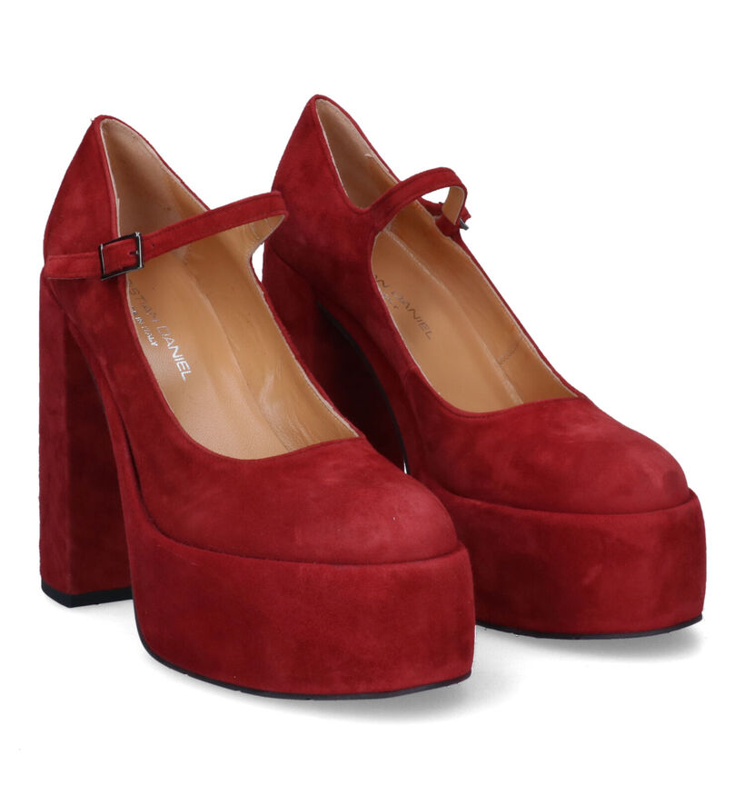 Cristian Daniel Talons hauts en Orange pour femmes (317507)