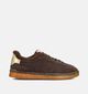 Scotch & Soda Nixie Donkerbruine Sneakers voor dames (362059) - geschikt voor steunzolen
