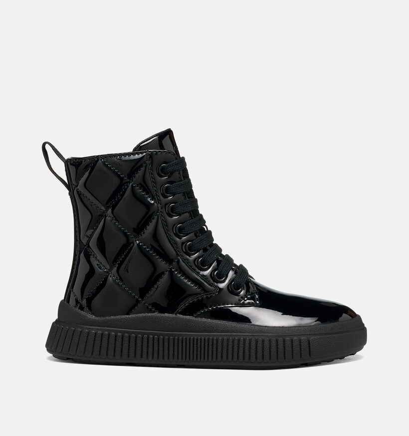 Geox Laquinny Boots &agrave; lacets en Noir pour filles (376267)