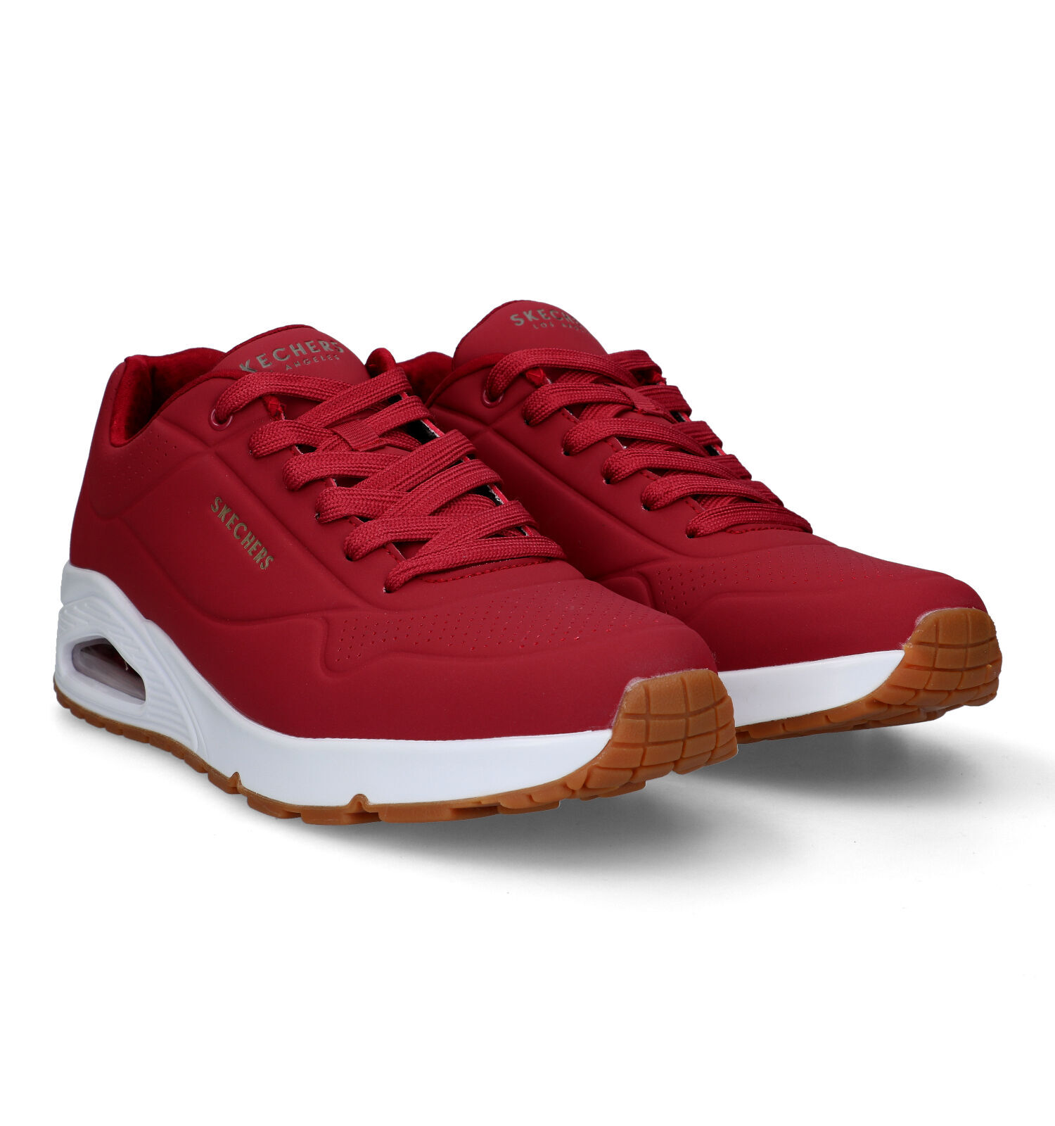 Skechers store heren rood