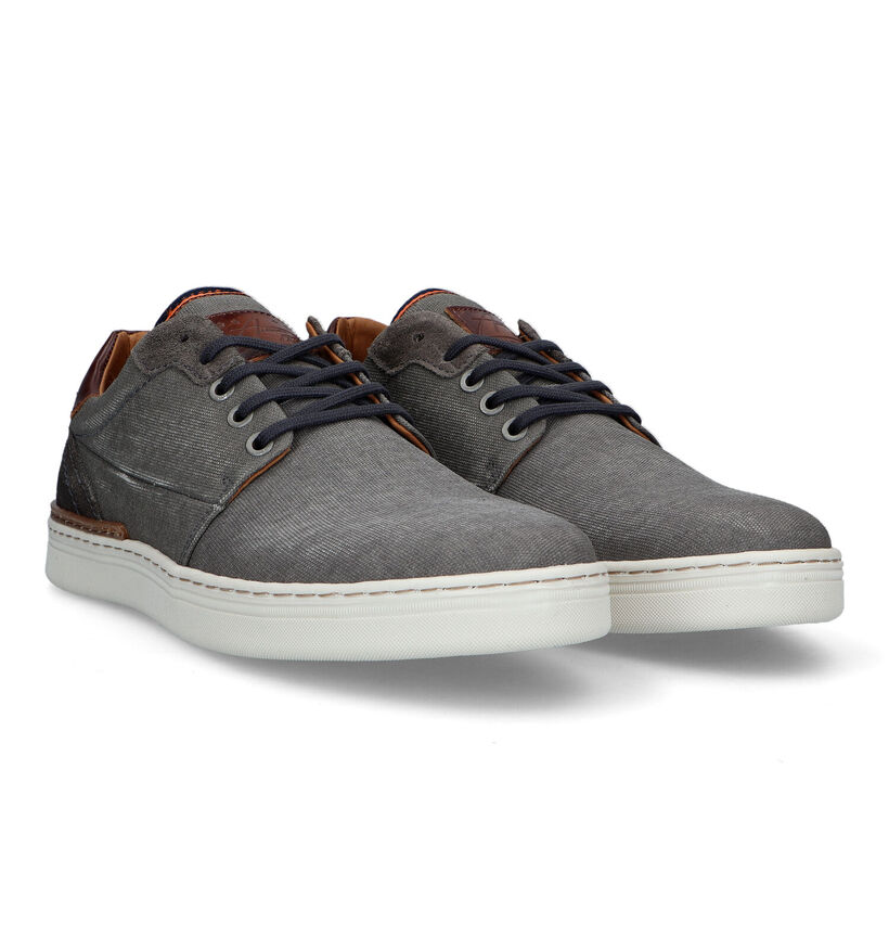 Bullboxer Chaussures à lacets en Noir pour hommes (321348) - pour semelles orthopédiques