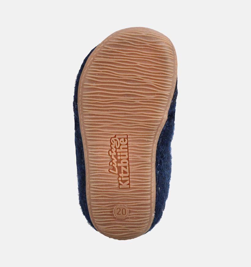 Living Kitzb&uuml;hel Pantoufles en Bleu fonc&eacute; pour gar&ccedil;ons (381170)