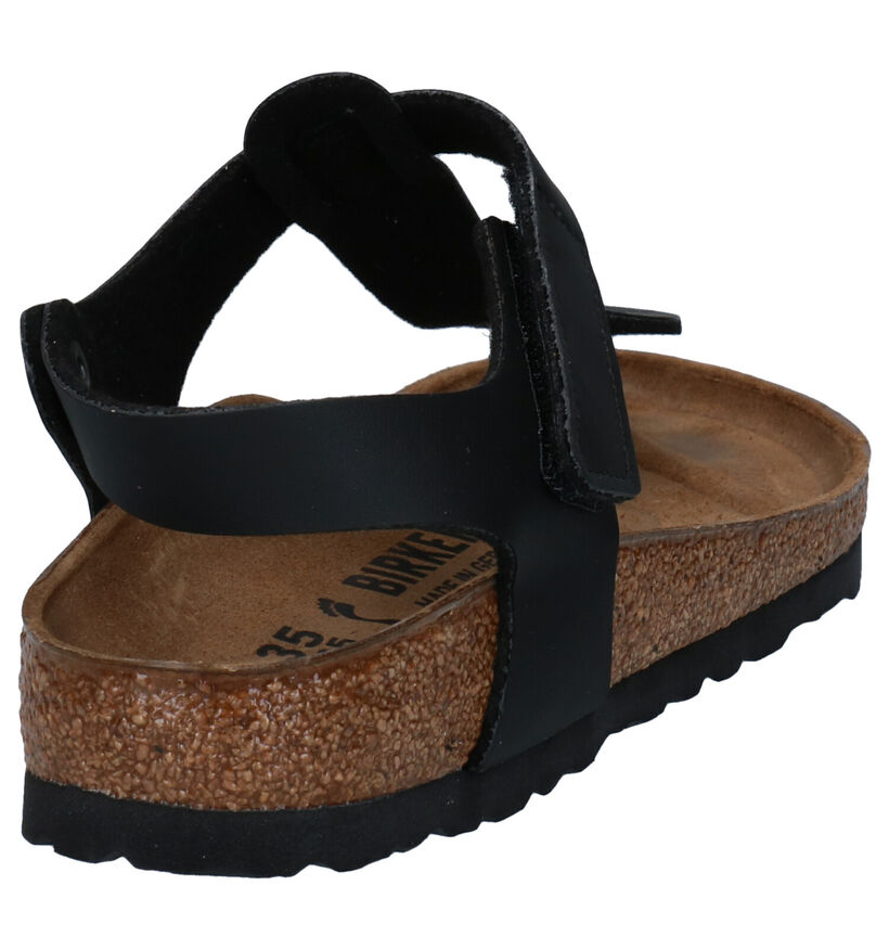 Birkenstock Kairo Zwarte Sandalen in kunstleer (306471)