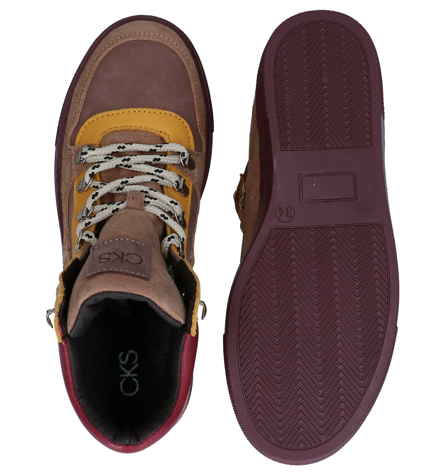 CKS Crazy Taupe Veterbottines Meisjes Hoge schoenen Online op