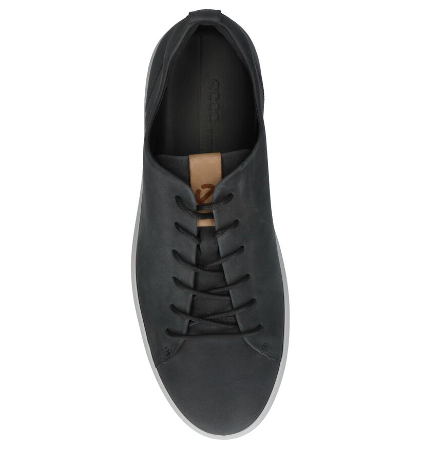 ECCO Soft 8 Chaussures basses en Gris foncé en cuir (221045)