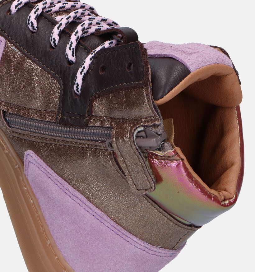 Little David Promise Paarse Sneakers voor meisjes (349381) - geschikt voor steunzolen