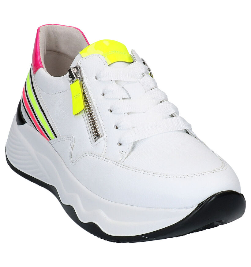 Witte Sneakers Gabor Best Fitting in leer (271545)