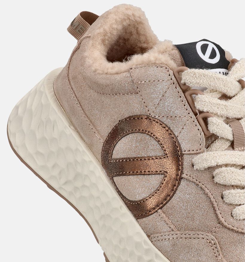 No Name Carter Jogger Baskets en Beige pour femmes (380986) - pour semelles orthop&eacute;diques